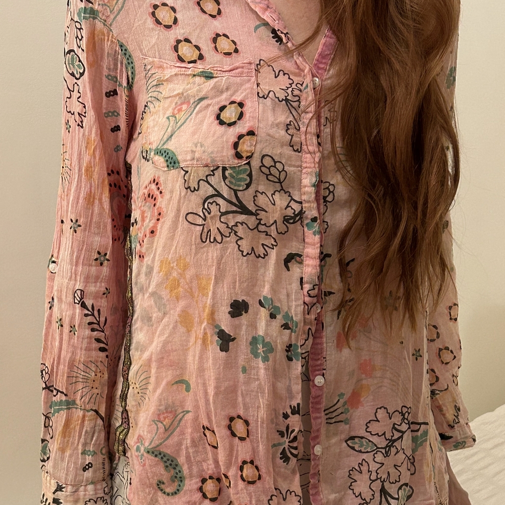 J.A.K 100% cotton blouse